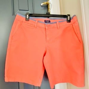 US Polo ASSN women’s orange shorts size 6
